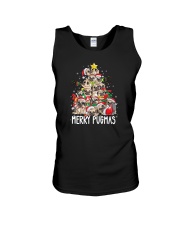 Merry Pugmas Unisex Tank tile