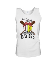 I'm A Mom Busy Raising Ballers Unisex Tank tile