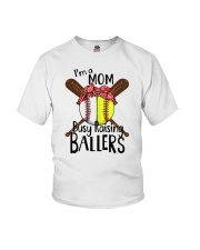 I'm A Mom Busy Raising Ballers Youth T-Shirt tile