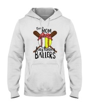 I'm A Mom Busy Raising Ballers Hooded Sweatshirt tile