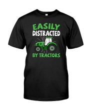 Easily Distracted By Tractors Classic T-Shirt tile