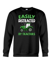 Easily Distracted By Tractors Crewneck Sweatshirt tile