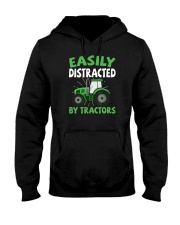 Easily Distracted By Tractors Hooded Sweatshirt tile