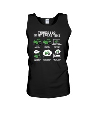 Things I Do In My Space Time Tractors Unisex Tank tile