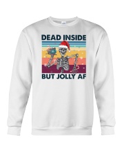 DEAD INSIDE BUT JOLLY AF VINTAGE Crewneck Sweatshirt tile