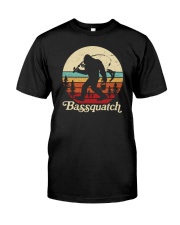 Bassquatch Bigfoot Fishing Classic T-Shirt front