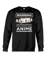 May Spontaneously Start Talking About Anime Crewneck Sweatshirt tile