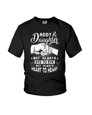Daddy And Daughter Not Always Eye To Eye Youth T-Shirt tile