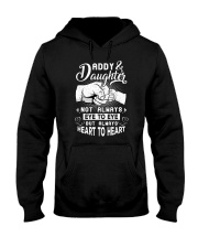 Daddy And Daughter Not Always Eye To Eye Hooded Sweatshirt tile