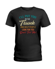 I'll Put You In The Trunk Vintage Ladies T-Shirt tile