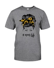Mom Life Sunflower Classic T-Shirt front