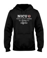 Nicu Where You're Never Too Young For Caffeine Hooded Sweatshirt tile