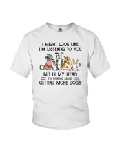 I Might Look Like I'm Listening To You Dogs Youth T-Shirt tile