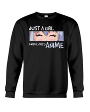 Just A Girl Who Loves Anime Crewneck Sweatshirt tile