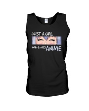 Just A Girl Who Loves Anime Unisex Tank tile