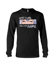 Just A Girl Who Loves Anime Long Sleeve Tee tile