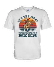 It's The Most Wonderful Time For A Beer V-Neck T-Shirt tile
