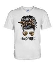 Mom Life V-Neck T-Shirt tile