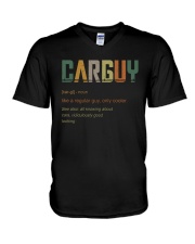 Carguy Definition Vintage V-Neck T-Shirt tile