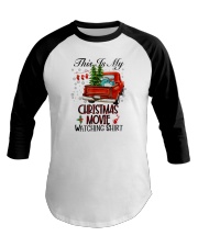 This Is My Christmas Movie Baseball Tee tile