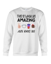This Is What An Amazing Aunt Looks Like Crewneck Sweatshirt tile