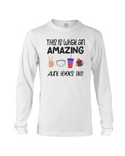 This Is What An Amazing Aunt Looks Like Long Sleeve Tee tile
