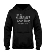 I Am Husband's Good Thing Proverbs 18:22 Hooded Sweatshirt tile