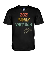 2021 Family Vacation Making Memories V-Neck T-Shirt tile