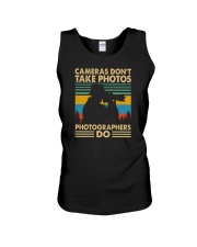 Cameras Don't Take Photos Photographers Do Unisex Tank tile