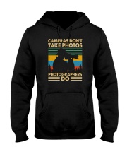 Cameras Don't Take Photos Photographers Do Hooded Sweatshirt tile