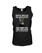Coffee Spelled Back Wards Is Eeffoc Cat Unisex Tank tile