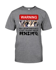 May Spontaneously Start Talking About Anime Classic T-Shirt front