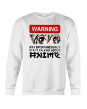 May Spontaneously Start Talking About Anime Crewneck Sweatshirt tile