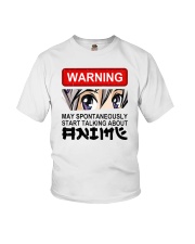 May Spontaneously Start Talking About Anime Youth T-Shirt tile