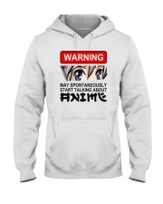 May Spontaneously Start Talking About Anime Hooded Sweatshirt tile