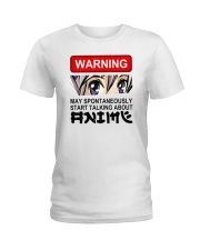 May Spontaneously Start Talking About Anime Ladies T-Shirt tile
