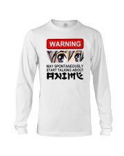 May Spontaneously Start Talking About Anime Long Sleeve Tee tile