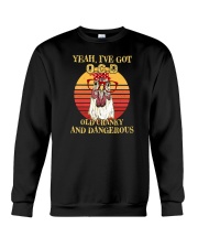 Yeah I've Got OCD Old Crazy And Dangerous Chicken Crewneck Sweatshirt tile