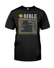 Bible Emergency Hotlines Classic T-Shirt front
