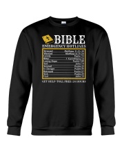 Bible Emergency Hotlines Crewneck Sweatshirt tile