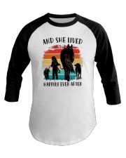 And She Lived Happily Ever After Baseball Tee tile