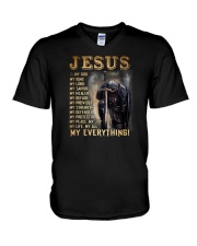 Jesus Is My Everything V-Neck T-Shirt tile