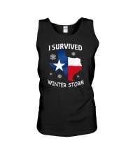 I Survived Winter Storm Unisex Tank tile
