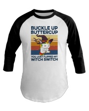Buckle Up Buttercup Unicorn Baseball Tee tile