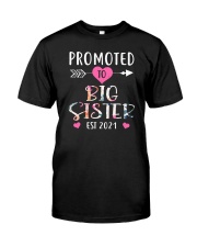 Promoted To Big Sister Est 2021 Classic T-Shirt front