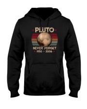 Pluto Never Forget 1930-2006 Hooded Sweatshirt tile