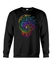 They Whispered To Her Skull Crewneck Sweatshirt tile