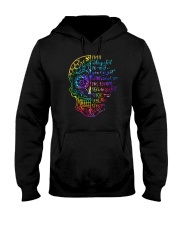 They Whispered To Her Skull Hooded Sweatshirt tile
