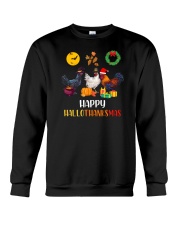 Happy Hallothanksmas Chicken Crewneck Sweatshirt tile