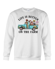 Life Is Better On The Farm Crewneck Sweatshirt tile